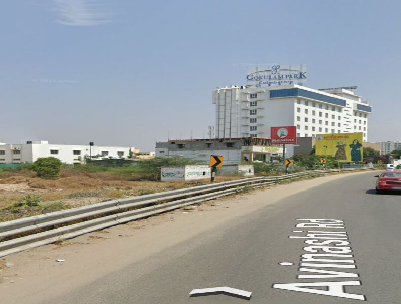 An Excellent Investment opportunity in Coimbatore Avinashi Main Road, Chinniyampalayam Near Le Meridian, Corner commercial property