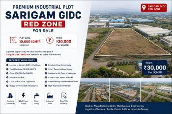 Commercial Lands /Inst. Land for Sale in Sarigam, Valsad (10000 Sq. Meter)