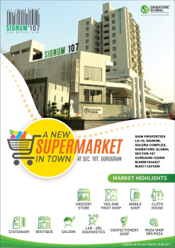 Commercial Shops for Sale in Sector 107, Gurgaon (272 Sq.ft.)