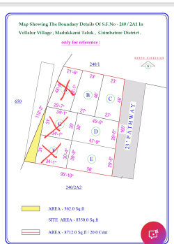 Property for sale in Vellalur, Coimbatore