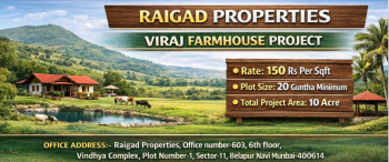 Gated community farmhouse plot for sale