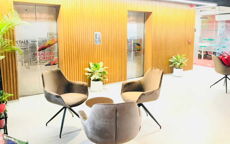 2000 sq ft fully furnished office jmd mega polish  sector 48