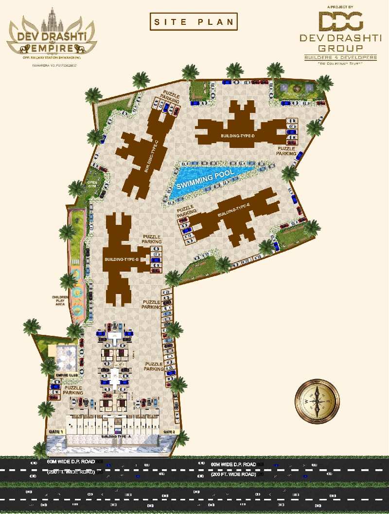 2 BHK Flats & Apartments for Sale in Anjurphata, Thane (1085 Sq.ft.)