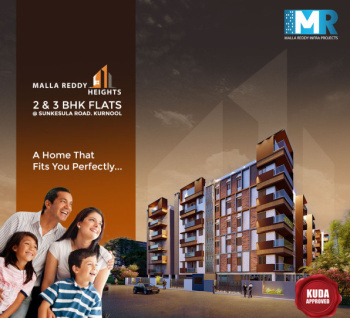 2 - 3 Bhk Flats For Sale in Kurnool