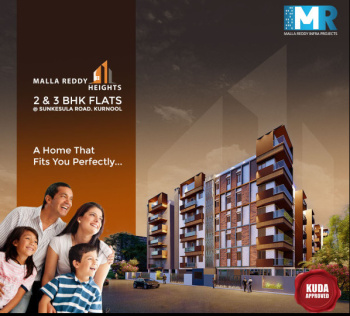 2 BHK Flats & Apartments for Sale in Sita Rama Nagar, Kurnool (1144 Sq.ft.)