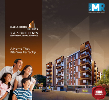 2 - 3 Bhk Flats For Sale in Kurnool - Luxury life Style in Premium  Flats