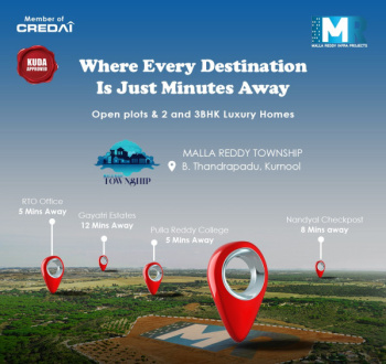 Residential Plot for Sale in B Thandrapadu, Kurnool (1500 Sq.ft.)