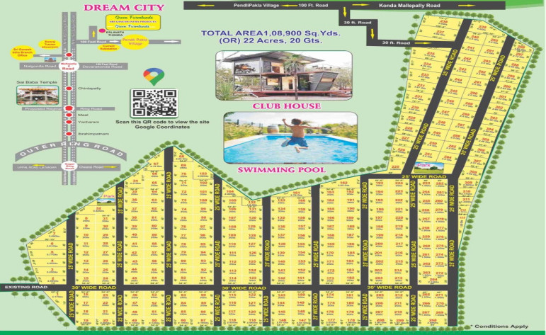 1210 Sq.ft. Agricultural/Farm Land for Sale in Mallepally, Hyderabad