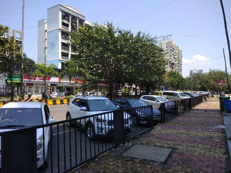 Available Prime Location Area 650 Sq.ft ground level main road facing Commercial Shop for Rent In Akshar Shreeji heihts,on palm beach road,seawoods west,navi mumbai.