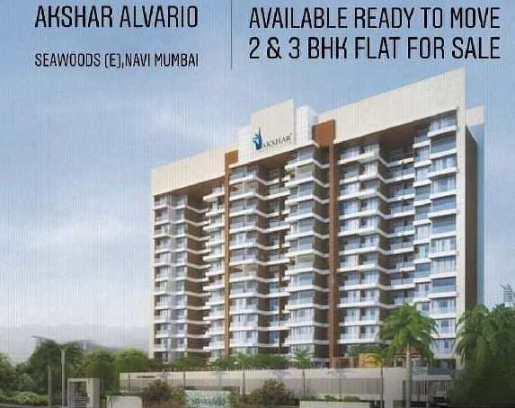 Available Higher Floor 3 Bhk Unfurnished Flat For Sale In Akshar Alvario Sector-27 Nerul East Navi Mumbai.