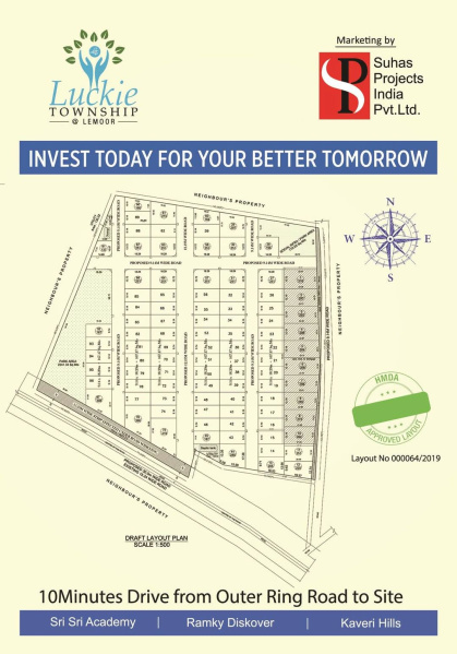 Residential Plot For Sale In Srisailam Highway, Hyderabad (200 Sq. Yards)