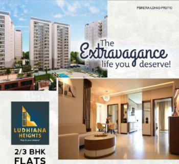 3 BHK Flats & Apartments For Sale In Kitchlu Nagar, Ludhiana (1254 Sq.ft.)