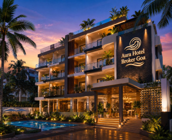 Beautiful Hotel available or lease in Baga, North Goa