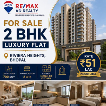 2bhk flate for sale in Riviera hights bhopal