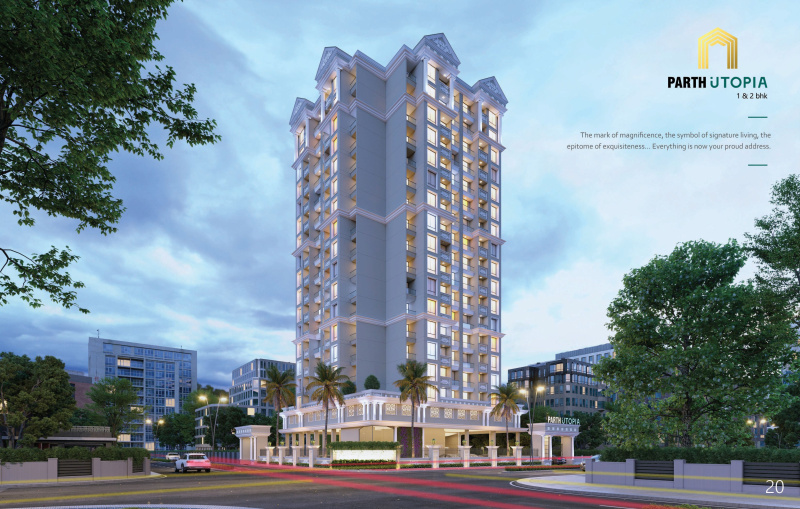 1 BHK Flats & Apartments for Sale in Roadpali, Navi Mumbai (585 Sq.ft.)