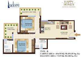 2 BHK Flats & Apartments for Sale in Sector 86, Faridabad (500 Sq.ft.)
