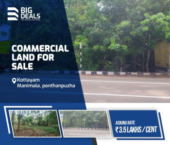 46 Cent Commercial Lands /Inst. Land for Sale in Manimala, Kottayam