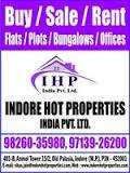 1 BHK Flats & Apartments for Sale in Kanadia Road, Indore (450 Sq.ft.)
