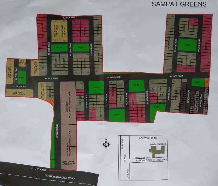 Residential Plot for Sale in Kanadia Road, Indore (950 Sq.ft.)
