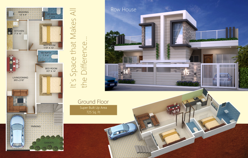 3 BHK Individual Houses / Villas for Sale in Triloki Nagar, Chhindwara