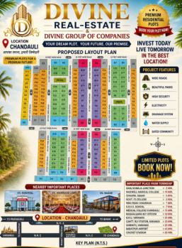 Residential Plot for Sale in Varanasi (1000 Sq.ft.)