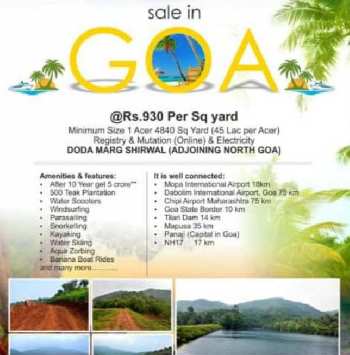 40 Guntha Agricultural/Farm Land for Sale in Dodamarg, North Goa, Goa
