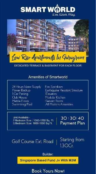 2 bhk appartment in golf course extension road