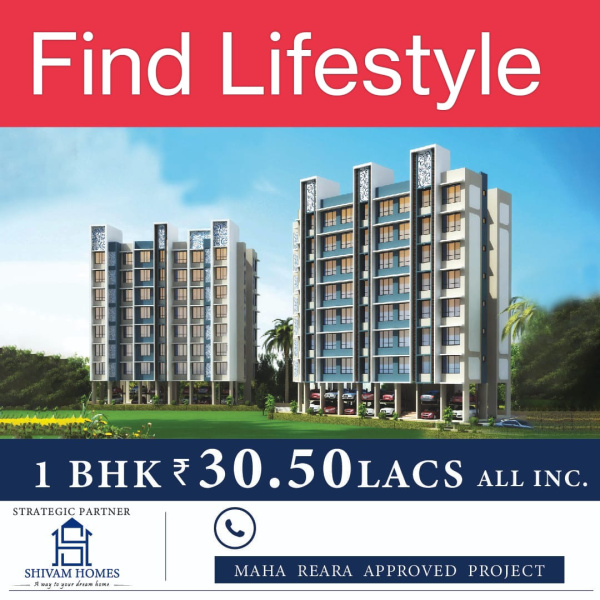 1 BHK Flats & Apartments for Sale in Kalyan East, Thane (521 Sq.ft.)