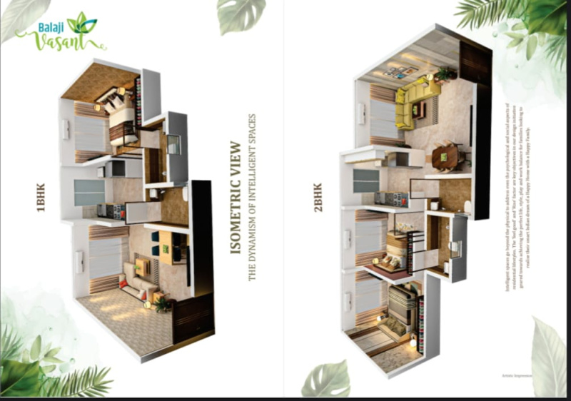 2 BHK Flats & Apartments for Sale in Dombivli East, Thane (845 Sq.ft.)