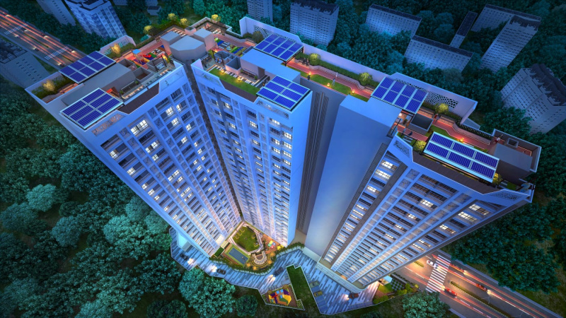 1 BHK Flats & Apartments for Sale in Thane (690 Sq.ft.)