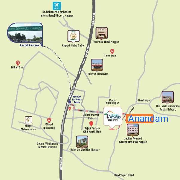 1200 Sq.ft. Residential Plot for Sale in Chinchbhuwan, Nagpur