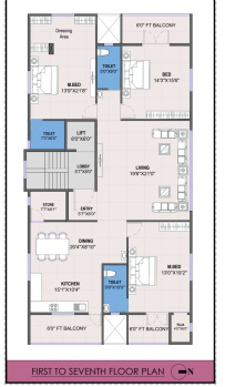 3000 sqft Luxurious Flat in Mhasrul