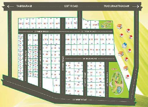 1500 Sq.ft. Residential Plot for Sale in Chengalpattu, Chennai