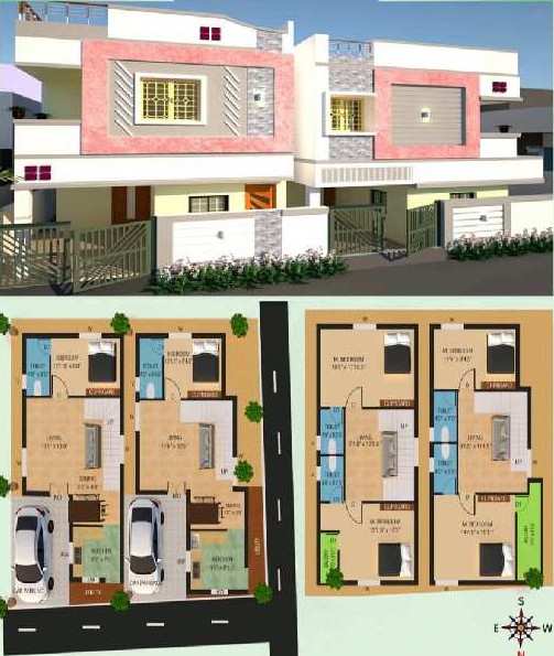 3 BHK Individual Houses / Villas for Sale in Sithalapakkam, Chennai (1425 Sq.ft.)
