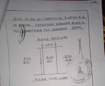 Commercial Lands /Inst. Land for Sale in Patrakar Colony, Jaipur (138 Sq. Yards)