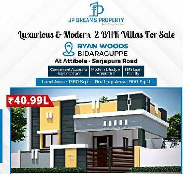 Beautiful 2BHK Compact House For Sale in Attbele