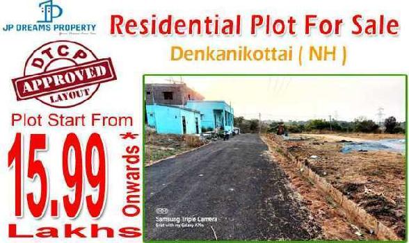 Plot For Sale In NH Denkanikottai Approved Plot Hurry On Road