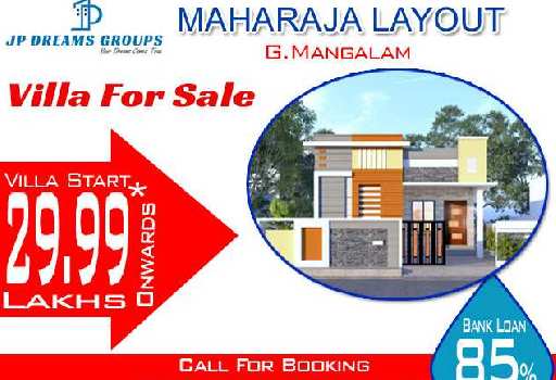 Villa For Sael near G.mangalam 2BHK in 1200Sq.ft land