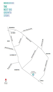 1 BHK Flats & Apartments for Sale in Hosur Road, Bangalore (750 Sq.ft.)