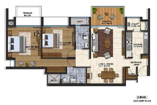 2 BHK Apartment At Dehu Road Pune, 89 Lac