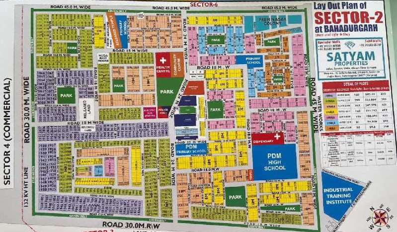 60 Sq. Yards Residential Plot For Sale In Sector 13, Bahadurgarh
