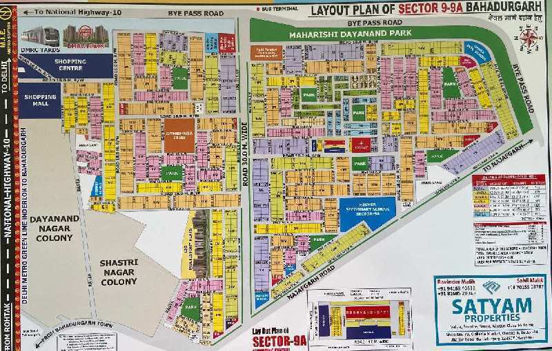 100 Sq. Yards Residential Plot For Sale In Sector 9, Bahadurgarh