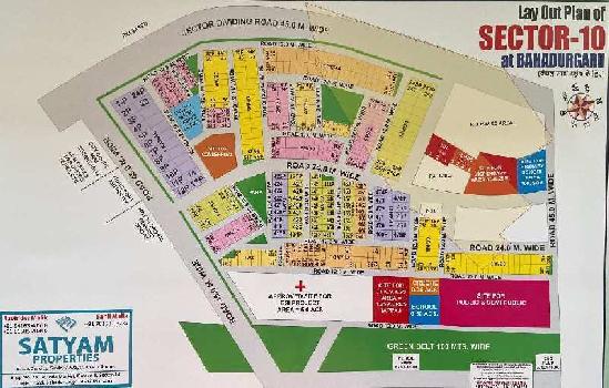 162 Sq. Yards Residential Plot for Sale in Sector 10, Bahadurgarh