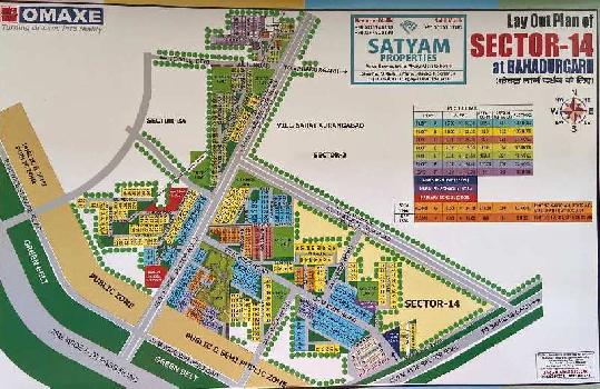278 Sq. Yards Residential Plot for Sale in Sector 14, Bahadurgarh