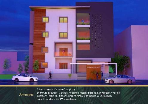 3 BHK Flats & Apartments for Sale in Gokul Road, Hubli (1771 Sq.ft.)