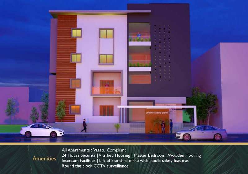 2 BHK Flats & Apartments for Sale in Gokul Road, Hubli (799 Sq.ft.)