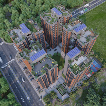 2 BHK Flats & Apartments for Rent in South Bopal, Ahmedabad (1273 Sq.ft.)