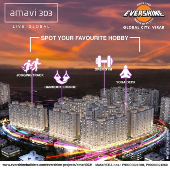 1 BHK Flats & Apartments for Sale in Virar West, Mumbai (410 Sq.ft.)