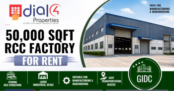 50000 sqft G+2 factory Available for rent in GIDC Umbergaon