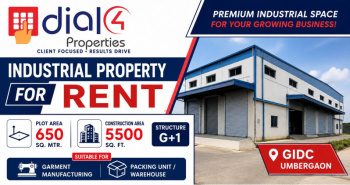 6500 sqft factory for rent in umbergaon